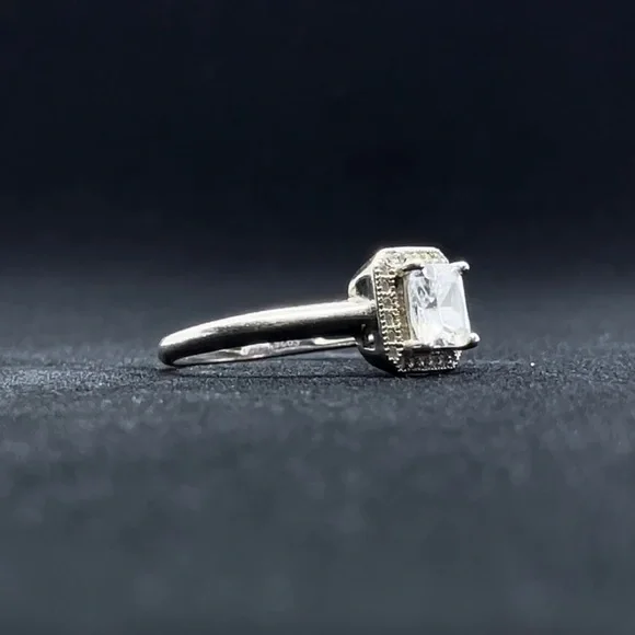 STERLING SILVER WEDDING RING - Picture 3 of 5